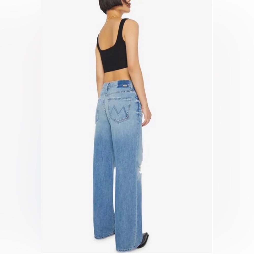 MOTHER Lil Dodger Sneak Jeans - Tomorrow Always Knows - Picture 3 of 9